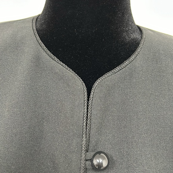 Black jacket with braided trim size M by Terry Lewis - Picture 2 of 4